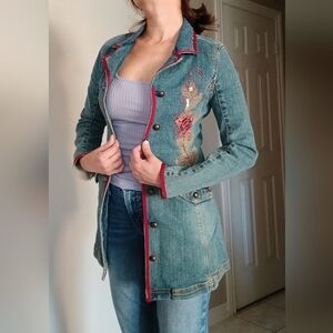 Vintage mary-kateandashley Denim Jacket, Child Size XL
